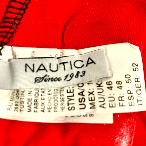 NAUTICA Red, White & Blue Women’s Swim Dress. Size 16. Hand Wash. - Picture 7 of 9